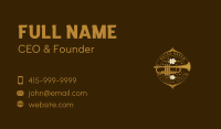 Musical Trumpet Performer Business Card