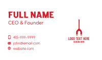 Red Magnet Stick  Business Card