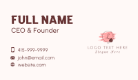 Floral Beauty Cosmetics  Business Card