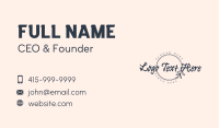 Fashion Boutique Designer Business Card