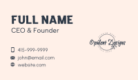 Fashion Boutique Designer Business Card Image Preview