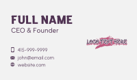 Tattoo Shop Business Card example 2