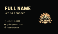 Mountain Hiker Outdoor Business Card