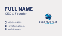 Driving Racing Helmet Business Card