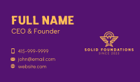 Golden Eagle Crest Business Card