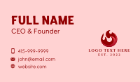 Fire Alarm Business Card example 4