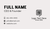 Camera Document Chat Business Card Design