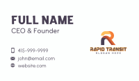 Studio Company Letter R Business Card Image Preview