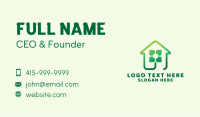 Sustainable Flower House Business Card