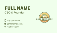 Lawn Mower Gardening Business Card Design