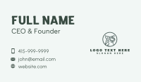 Smiling Dog Toothbrush Business Card