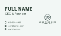 Smiling Dog Toothbrush Business Card Design