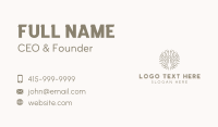 Nature Tree Woman Business Card