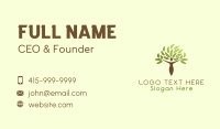 Eco Friendly Human Tree Business Card Design