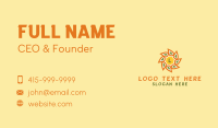 Sunflower Nature Wellness Business Card