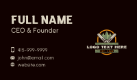 Chainsaw Pine Woodcutter Business Card