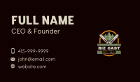 Chainsaw Pine Woodcutter Business Card