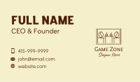 Coffee Cafeteria Frame  Business Card