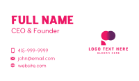 Social Media Business Card example 1