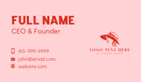 Woman Hat Fashion Beauty Business Card