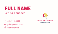 Roof Painting Maintenance Business Card