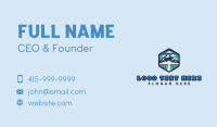 Winter Mountain Adventure Business Card