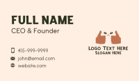 Hand Business Card example 3