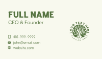 Eco Wellness Tree Business Card