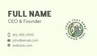 Cottage Tree Landscape  Business Card Design