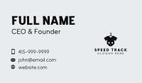 Skull Tshirt Clothing  Business Card Design