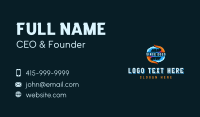 Thermal Flame Ice Business Card Design