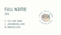 Salad Bowl Restaurant Business Card