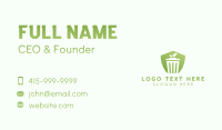 Trash Waste Disposal  Business Card