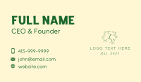 Organic Herb Letter Business Card