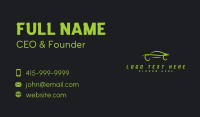 Automobile Fast Car Business Card