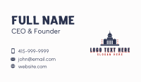 Patriotic USA Capitol Business Card Design