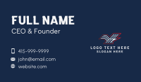 Eagle Lines Letter Y Business Card