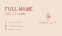 Feminine Flower Cosmetics Business Card