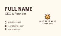 Wild Tiger Safari Business Card