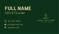 Lighting Candle Decor Business Card