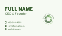 Nature Leaf Therapy Business Card Design