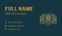 Rose Luxury Florist Business Card Design