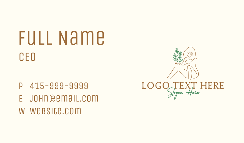 Bare Business Card example 4