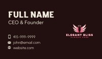 Angelic Wellness Wings Business Card