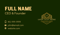 Organic Boutique Leaf Business Card