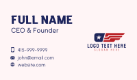 Patriot Political Government Business Card