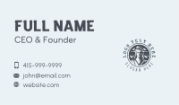 Crown Justice Woman Business Card Design