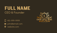 Stylish Luxury Florist Business Card