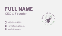 Natural Woman Tree Business Card