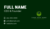 Wellness Leaf Spa Business Card